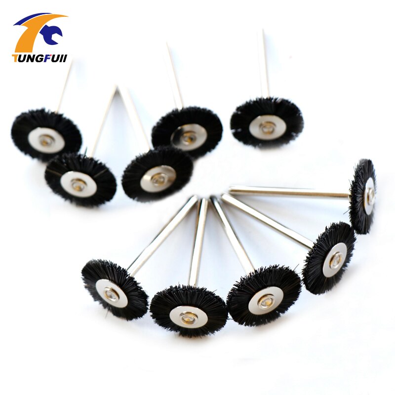 10PCS Dremel Accessories 3mm Shank Flat Nylon Bristle Wheels 귯 Dremel Ÿ     귯 /10PCS Dremel Accessories 3mm Shank Flat Nylon Bristle
